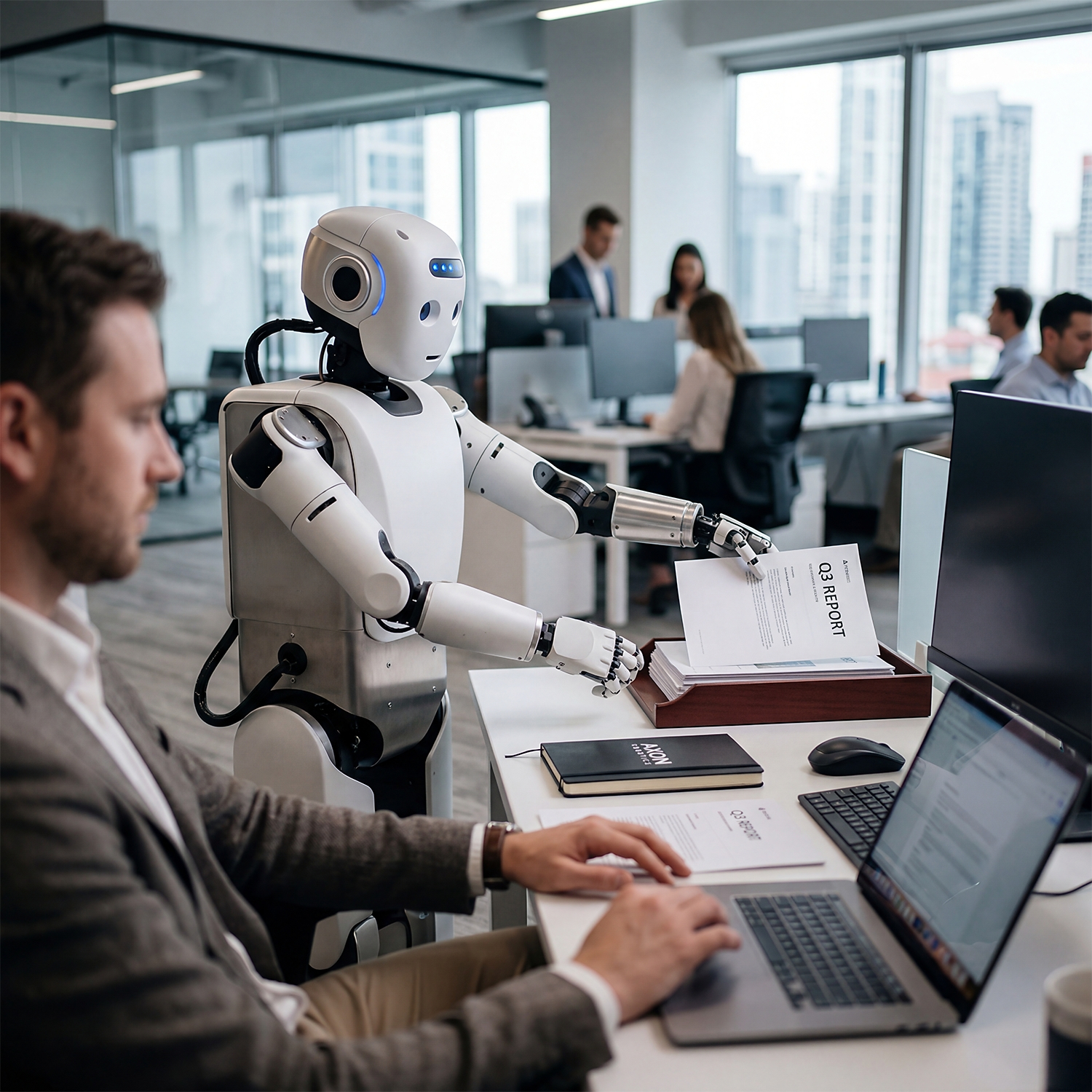 Büro-Roboter